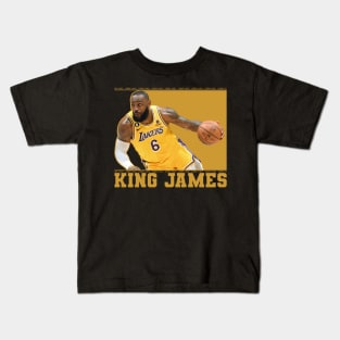 Lebron James is king Kids T-Shirt